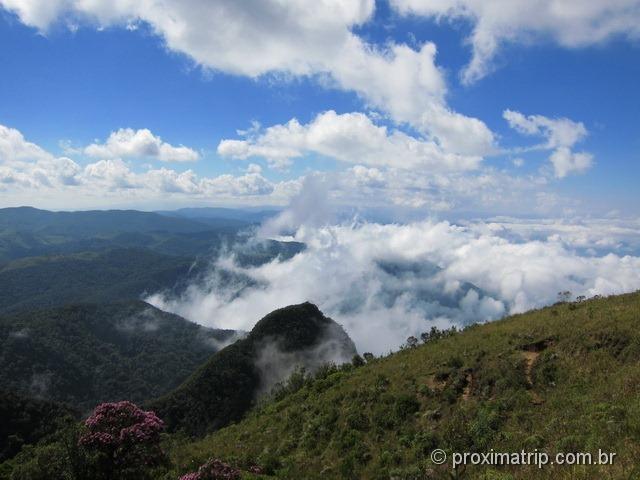 Vista da trilha da Pedra da Macela - Cunha - SP