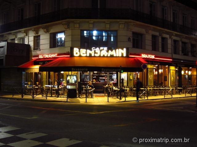 Onde comer bem barato em Paris Cafe Benjamin Restaurant & Brasserie
