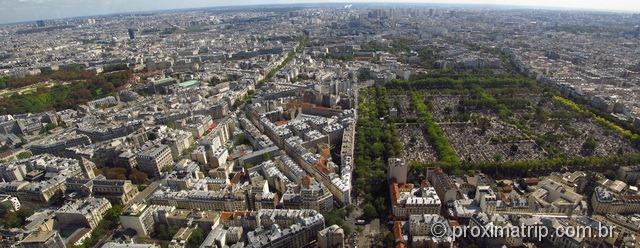 Cidade de Paris vista do alto da Torre Montparnasse Cidade de Paris vista do alto da Torre Montparnasse