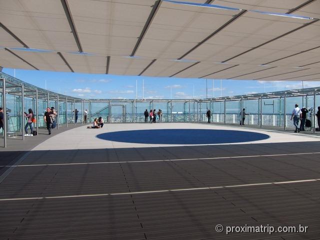 Plataforma de observação no alto da torre Montparnasse