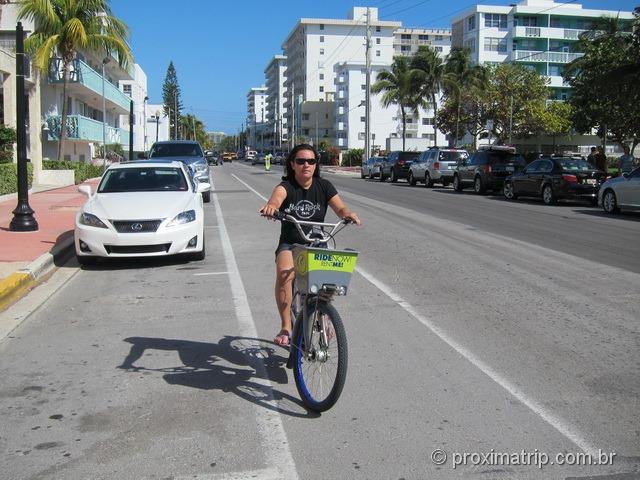 Ciclovia em Miami Beach