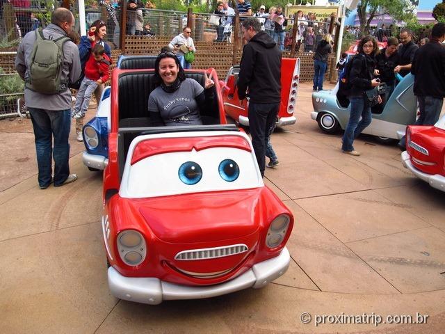 Eurodisney Paris - brinquedo do carros