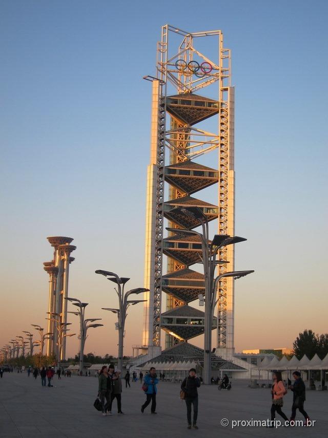 Símbolo das Olimpíadas (2008) - Parque Olímpico de Pequim