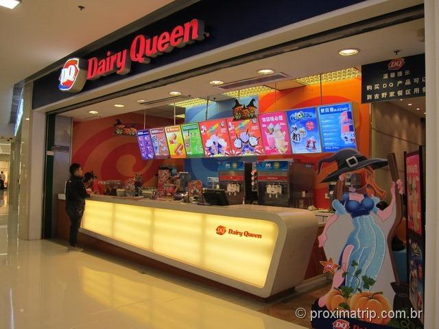 Dairy Queen - rua Wangfujing - Pequim