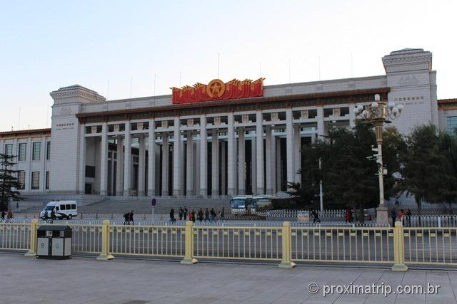  Museu Nacional da China, ao lado da Praça da Paz Celestial