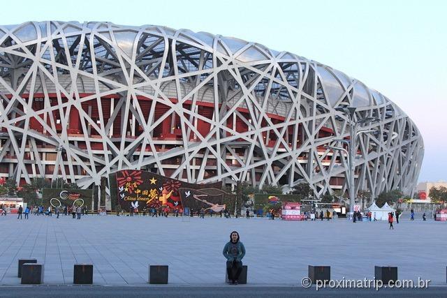 Pequim: Estádio Ninho de Pássaro (bird’s nest)