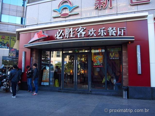 Loja Pizza Hut na China