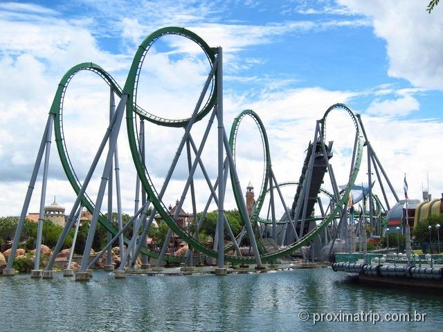 Montanha russa do Hulk - Islands of Adventure montanha russa do Hulk Islands of Adventure