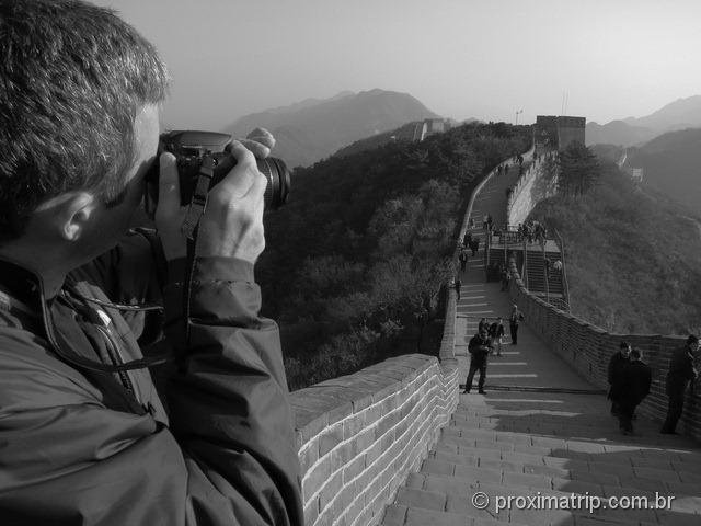 Fotografando a Muralha da China - trecho Badaling