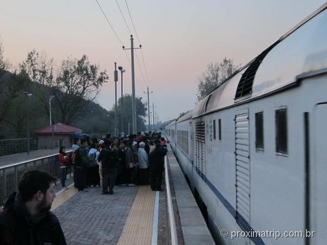 Trem Badaling - Pequim 