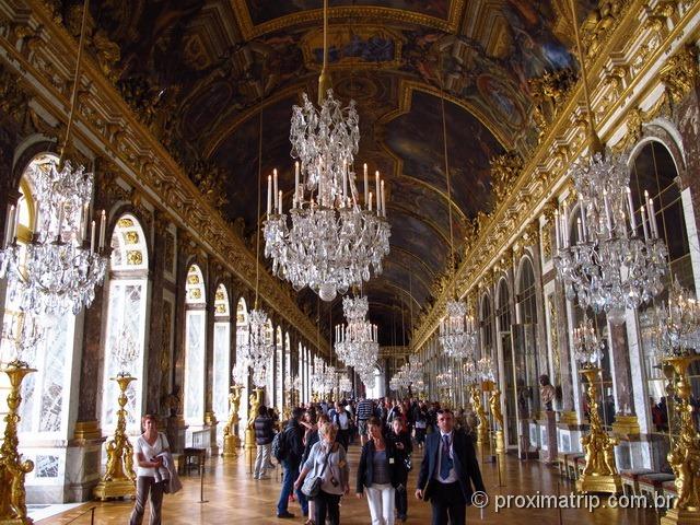 Galeria dos Espelhos - Palácio de Versalhes