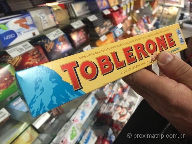 A montanha Matterhorn é o símbolo do chocolate Toblerone