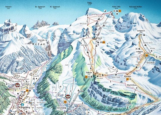 mapa titlis inverno