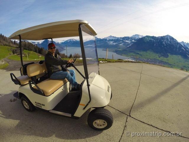 carrinho golf hotel Villa Honegg