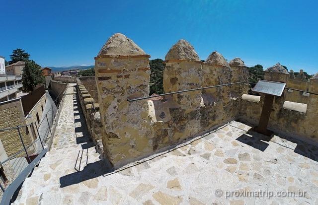 muralha de segóvia por cima