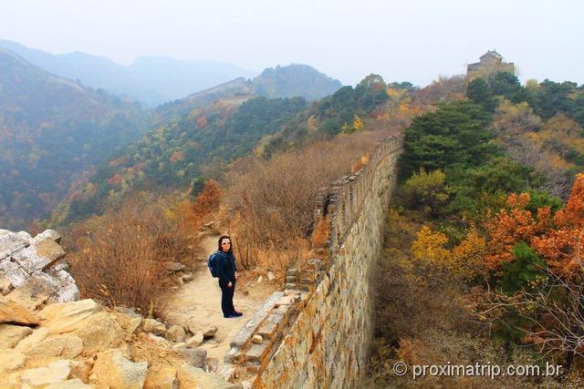 Grande Muralha da China em Mutianyu - ruinas