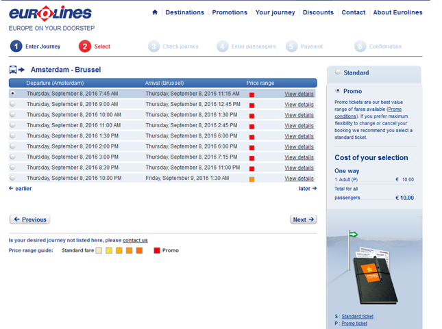 compra de ticket bus europa online eurolines