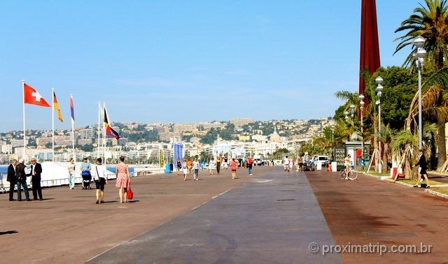 Promenade des Anglais - a avenida beira-mar de Nice