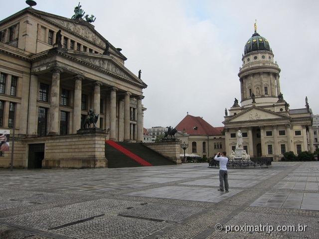 as catedrais gêmeas da Gendarmenmarkt