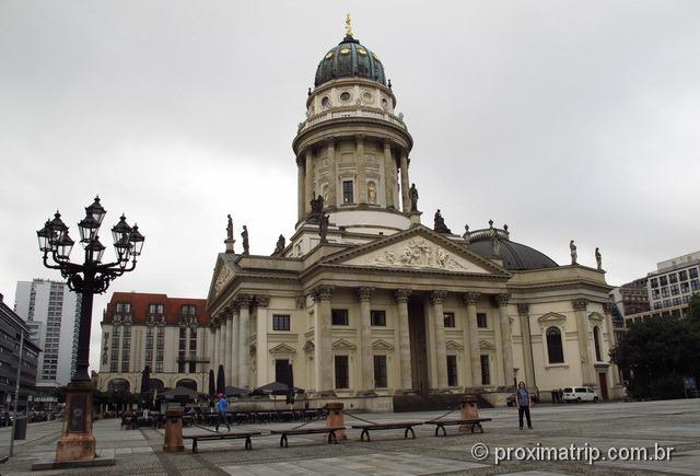 as catedrais gêmeas da Gendarmenmarkt