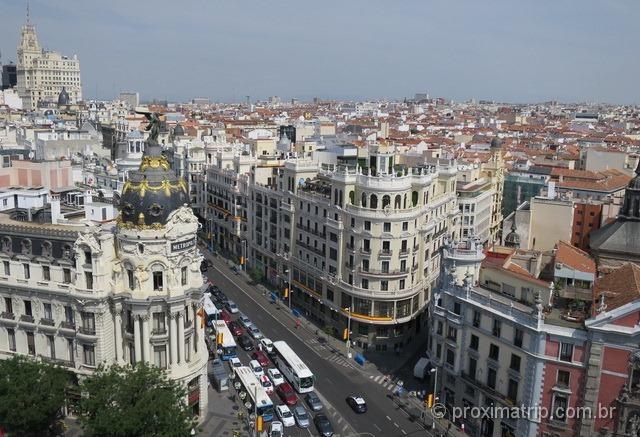 Vista panorâmica de Madri