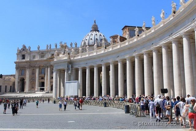 Vaticano: fila para entrar na Basílica de São Pedro