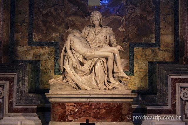 Pietá de Michelangeno na Basílica de São Pedro