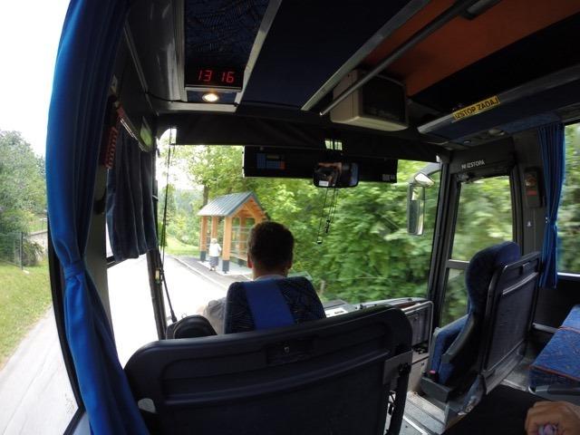 ônibus de Bled até o lago Bohinj