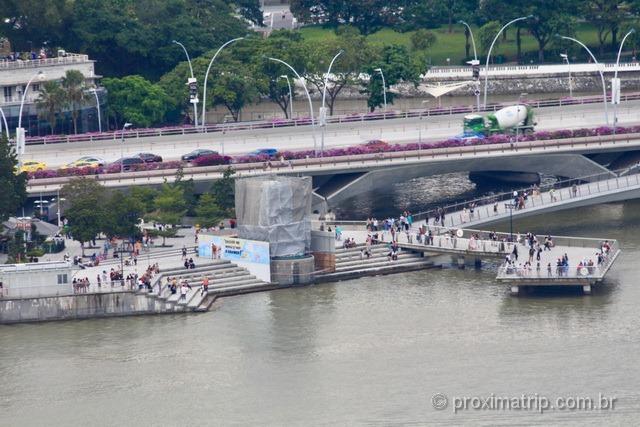 turistas aproveitam visita a Cingapura