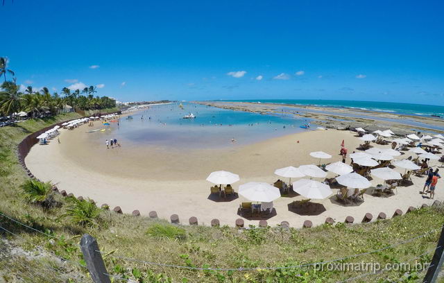 Linda praia frente hotel Nannai 