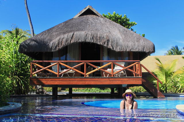 Piscina privativa do Bangalô super luxo no Nannai