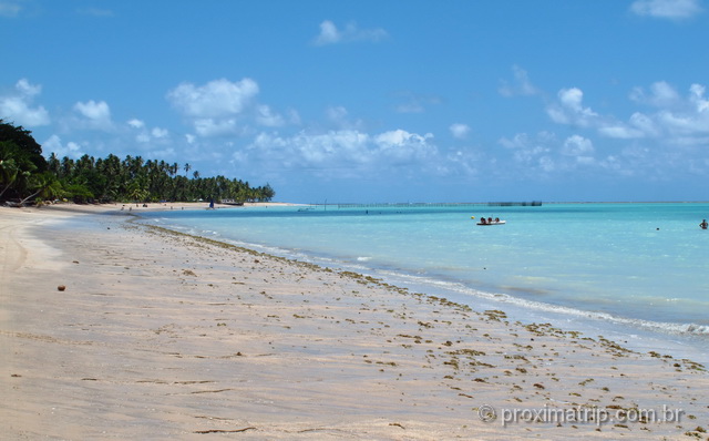 Praia de Barra Grande, em Maragogi