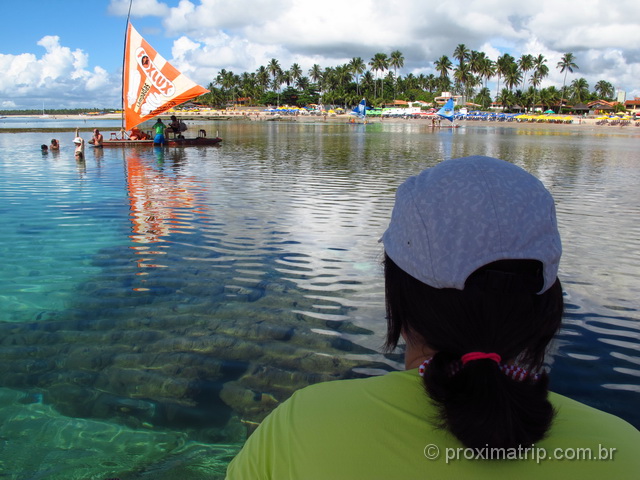 Passeio de jangada em Porto de Galinhas