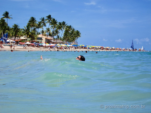 Maré alta na praia de Porto de Galinhas - Ipojuca - Pernambuco