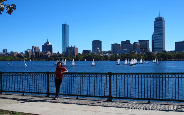 Passeio as margens do Charles River em Boston