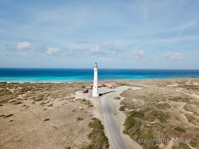 Farol Califórnia visto com drone