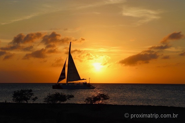 O que fazer em Aruba: assistir ao por do sol