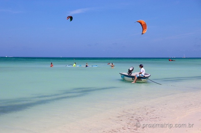 O que fazer em Aruba: esportes aquáticos