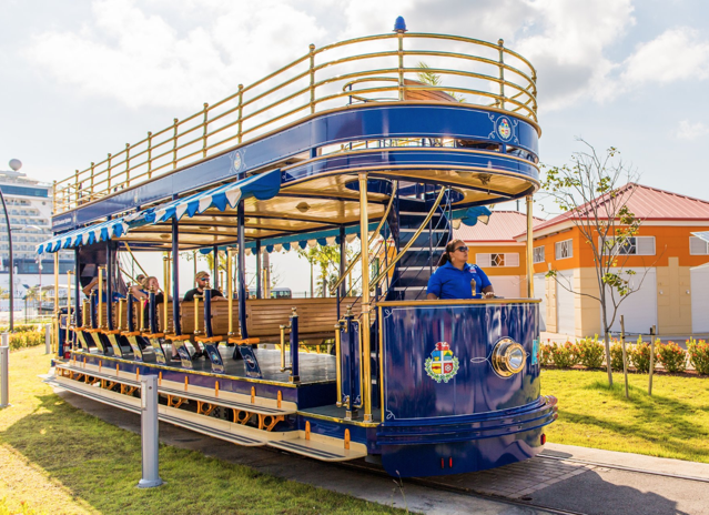 Bondinho em Oranjestad 