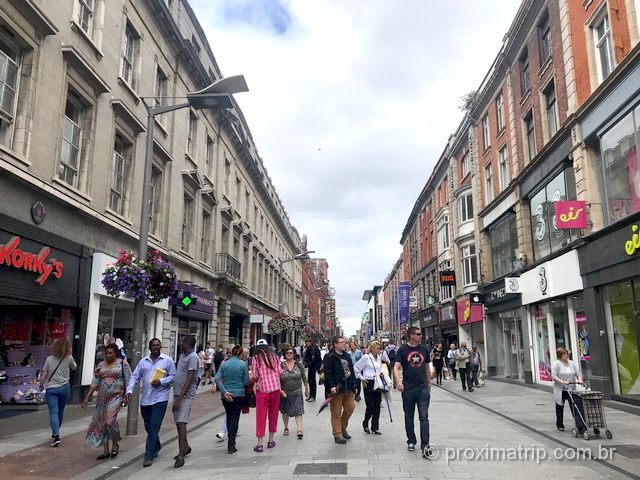 Onde comprar chip de celular em Dublin: rua Henry Street