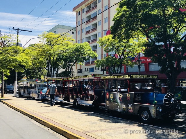 O que fazer em Serra Negra: Passeio de trenzinho