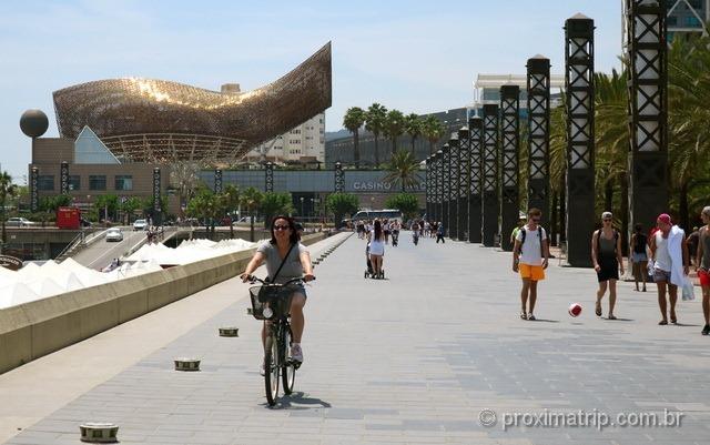 Passeio de Bike em Barcelona