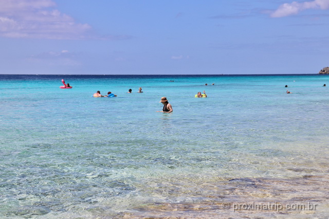 Praia de Cas Abao, em Curaçao Praia de Cas Abao, em Curaçao