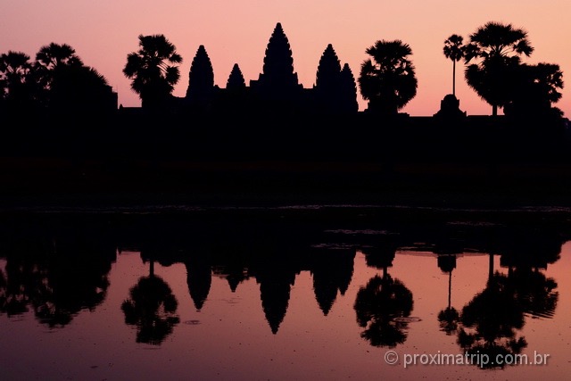 Nascer do sol Angkor Wat Camboja