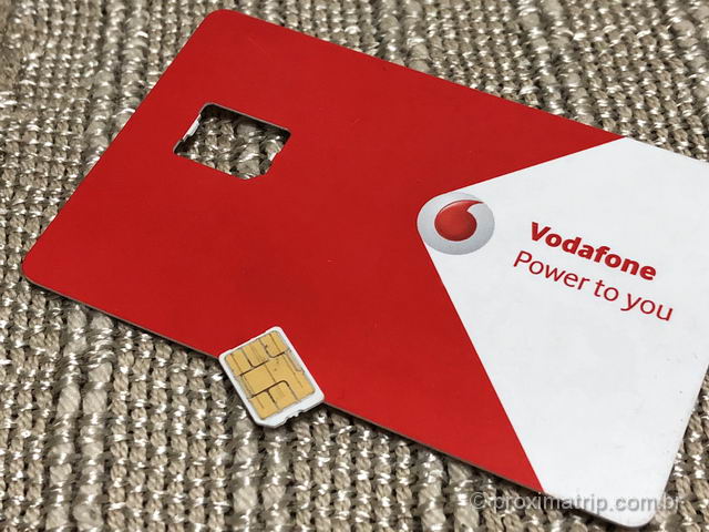 onde comprar chip celular vodafone em londres