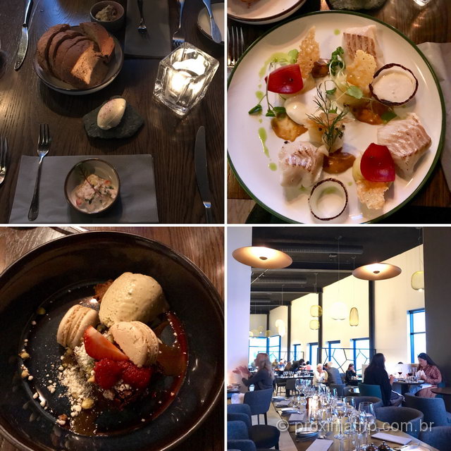 Comida na Islândia: pratos elaborados no Restaurante do Fosshotel Glacier Lagoon