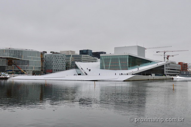 A moderna Ópera de Oslo: arquitetura arrojada é uma das principais marcas da cidade