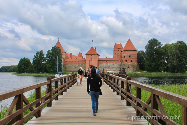 Ponte de acesso ao castelo de Trakai