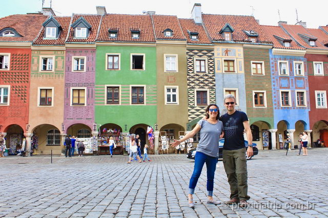 Casinhas coloridas de Poznan