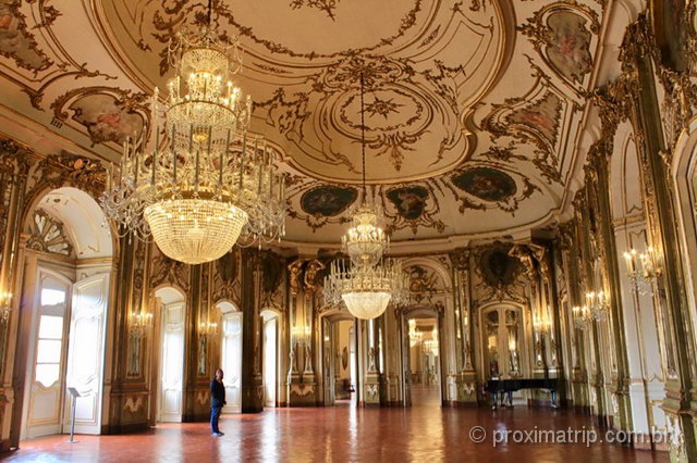 Interior do Palácio de Queluz